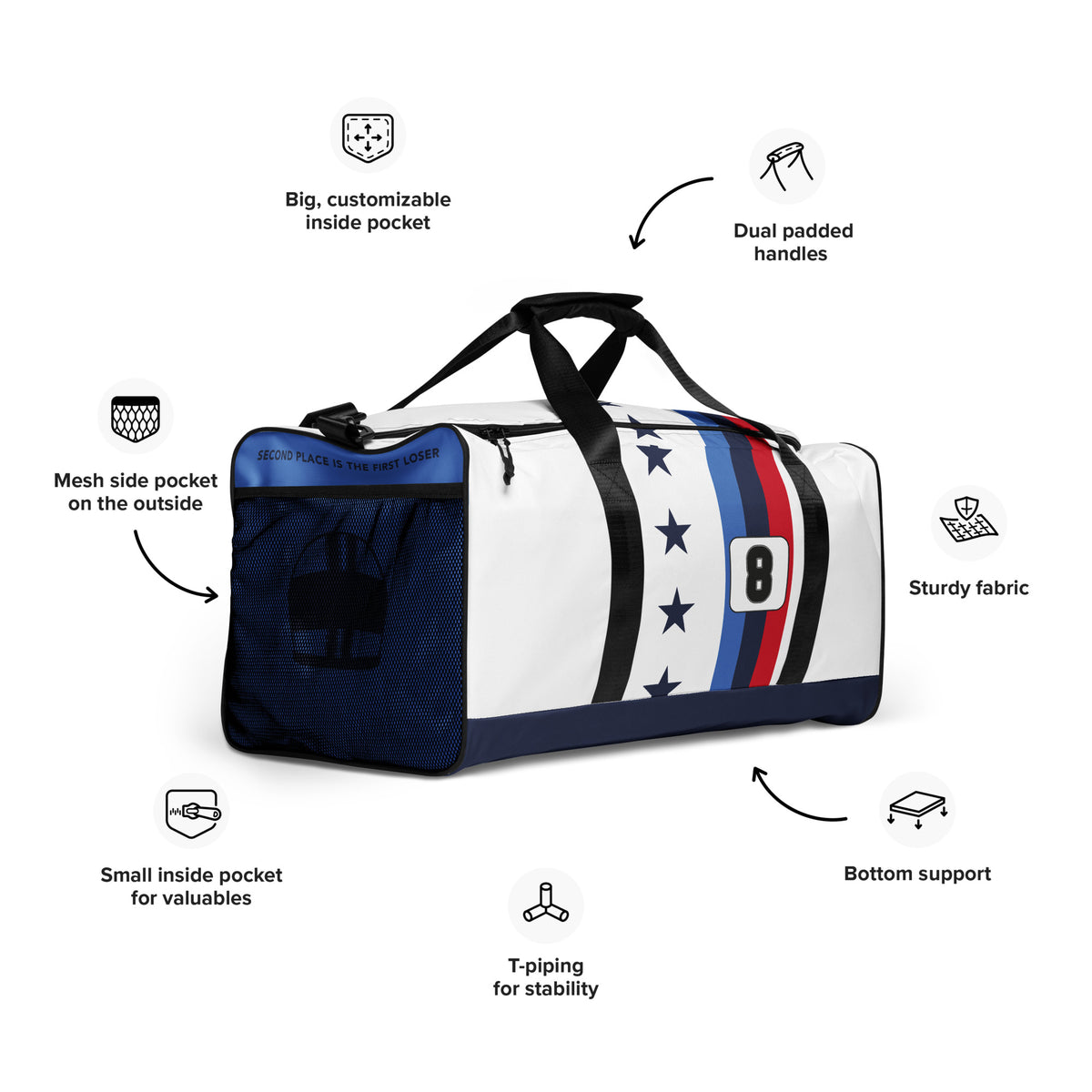 Sac de sport #8 Authentic Driver Club